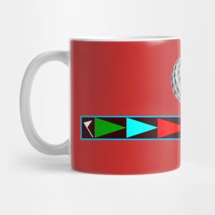 Golf Ball Tee up (small logo) Mug